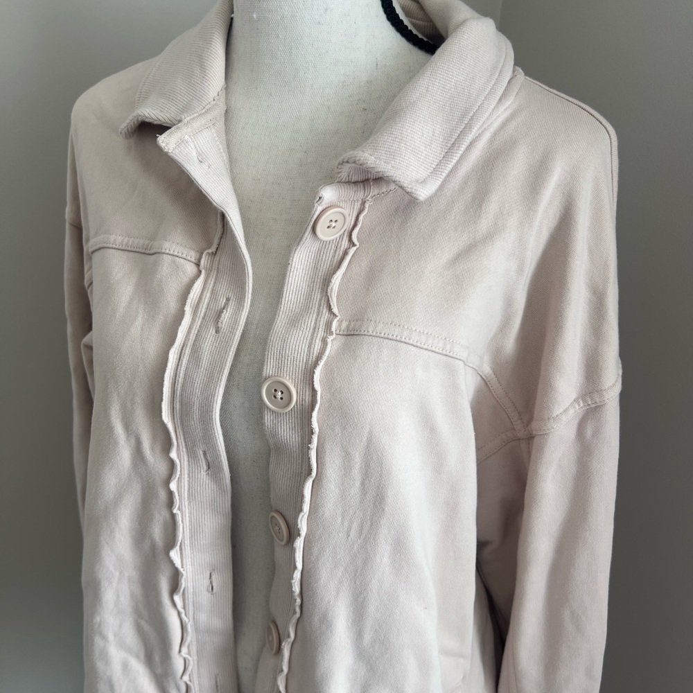 JoyLab Beige shacket - Picture 3 of 7